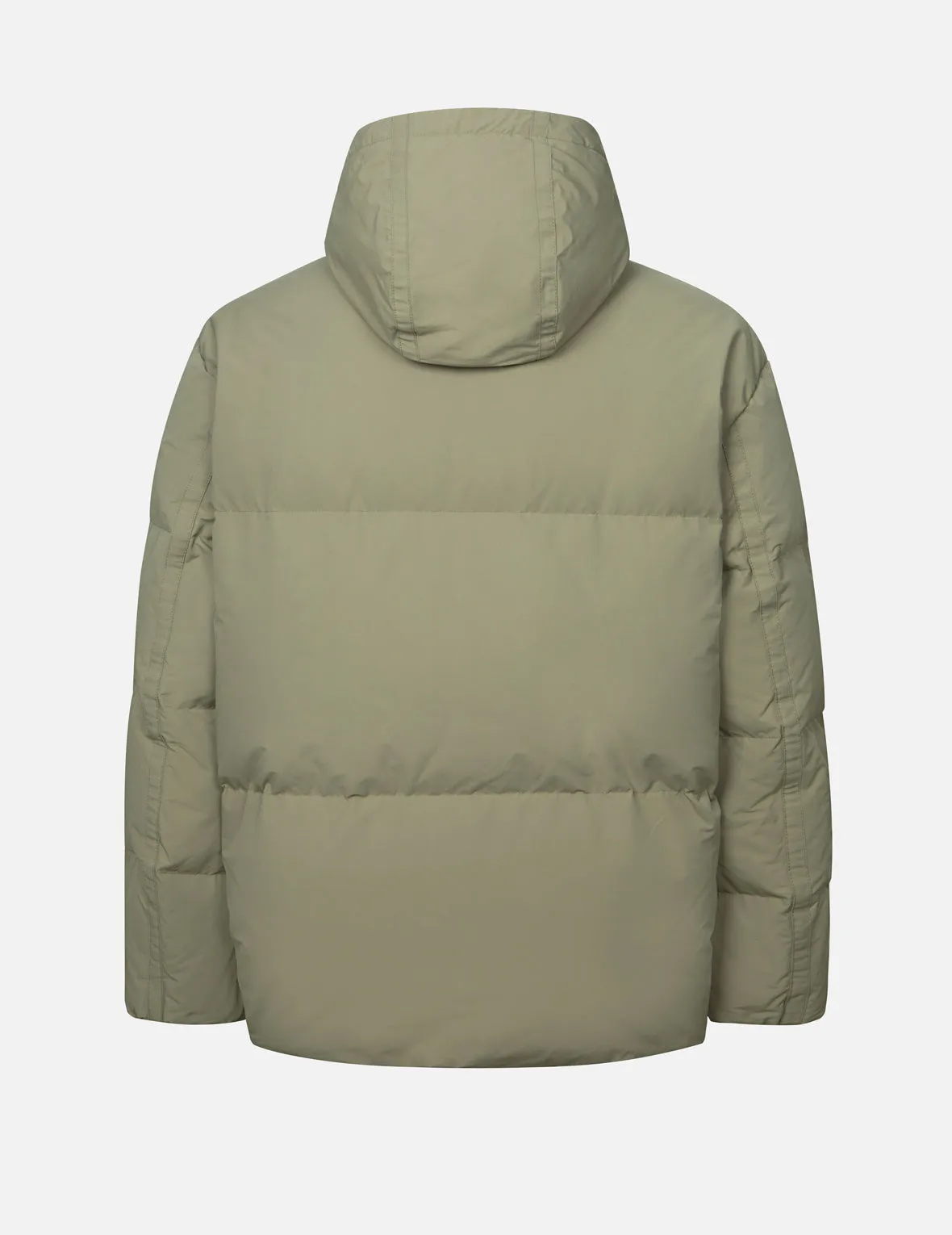 Seagull Embroidery Loose Fit Down Jacket