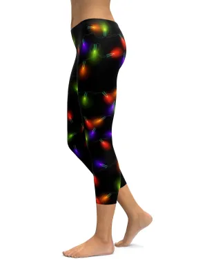 Small Christmas Lights Capris