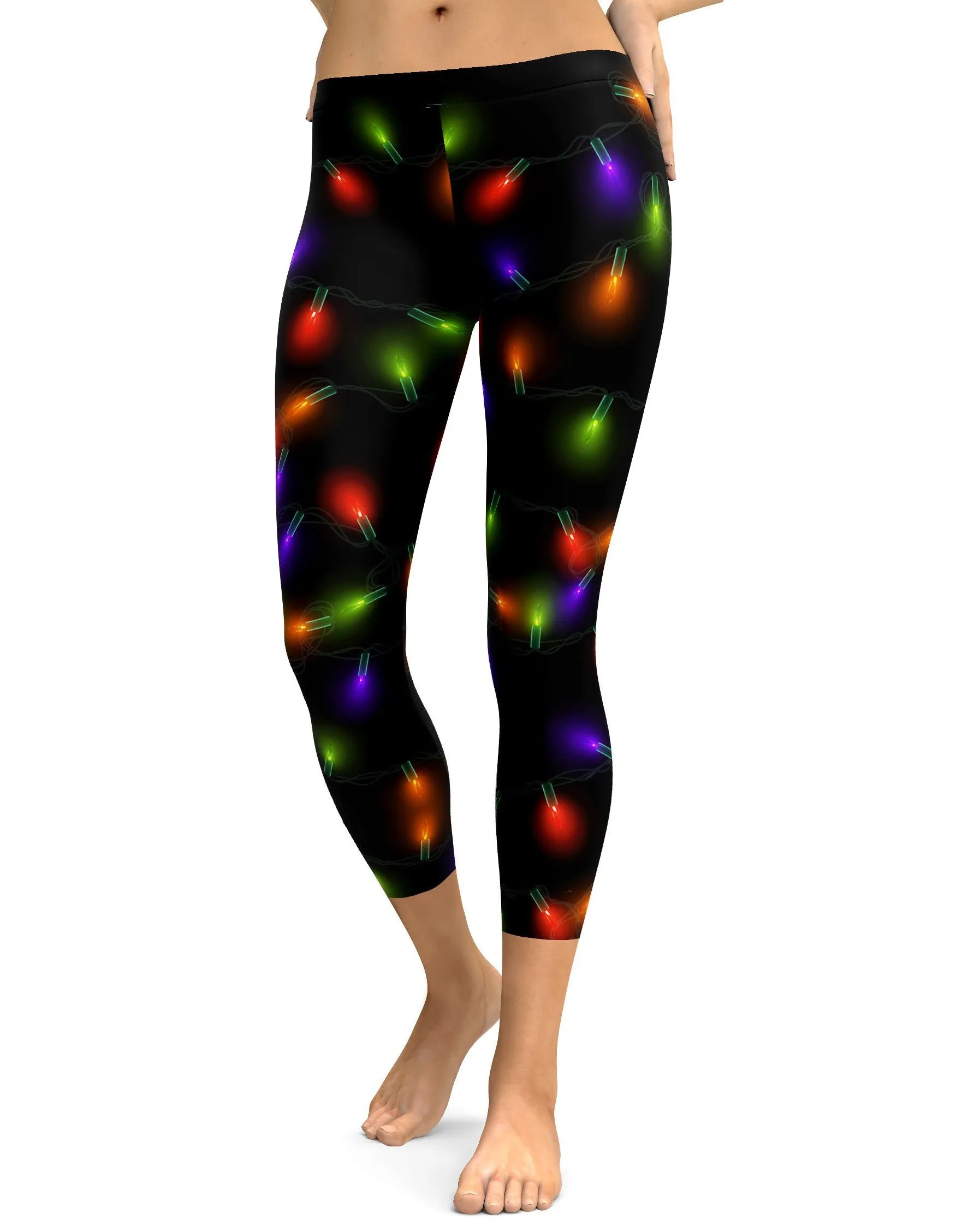 Small Christmas Lights Capris