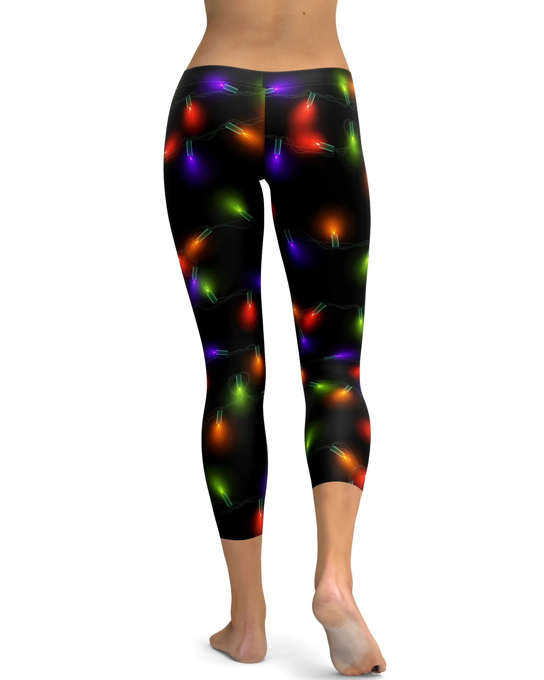 Small Christmas Lights Capris