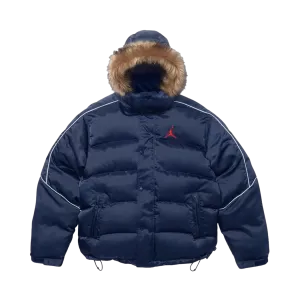 Supreme x Jordan Puffer Jacket 'Navy'