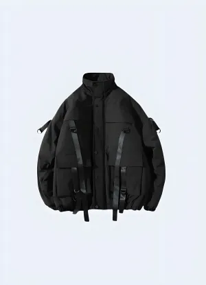 Techwear Jacket with Straps