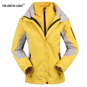 THE ARCTIC LIGHT Womens Ski Jacket With Fleece Liner (Detachable)