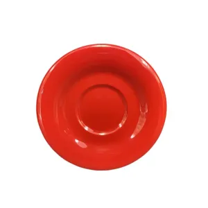 Thunder Group CR9108PR 5 1/2" Saucer For Cr313/Cr5044/Ml901/Ml9011, Pure Red - Dozen