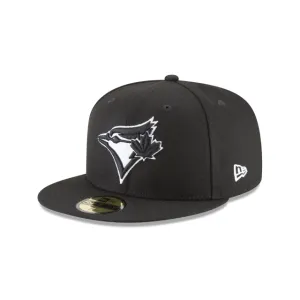 TORONTO BLUE JAYS NEW ERA  BASIC 59FIFTY FITTED -BLACK/WHITE