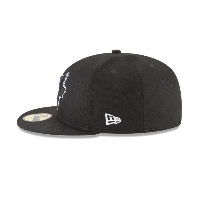 TORONTO BLUE JAYS NEW ERA  BASIC 59FIFTY FITTED -BLACK/WHITE