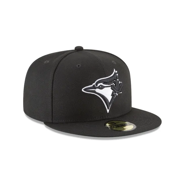 TORONTO BLUE JAYS NEW ERA  BASIC 59FIFTY FITTED -BLACK/WHITE